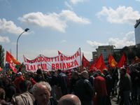 Vimercate - Sciopero e manifestazione della CGIL