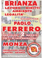 Monza - Incontro con Paolo Ferrero