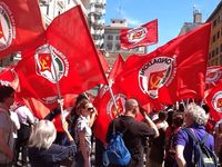 Roma - Manifestazione della FDS