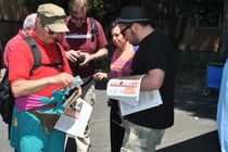 Roma - Manifestazione della FDS