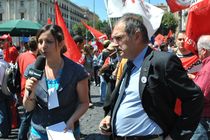 Roma - Manifestazione della FDS