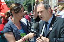 Roma - Manifestazione della FDS