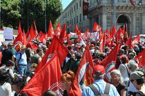 Roma - Manifestazione della FDS