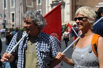 Roma - Manifestazione della FDS
