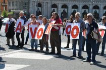 Roma - Manifestazione della FDS