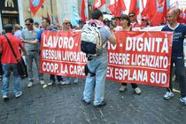 Roma - Manifestazione della FDS