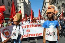Roma - Manifestazione della FDS