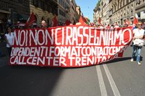 Roma - Manifestazione della FDS