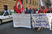 Roma - Manifestazione della FDS