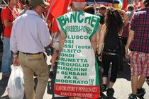 Roma - Manifestazione della FDS