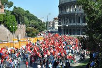 Roma - Manifestazione della FDS