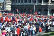 Roma - Manifestazione della FDS