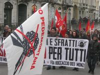 Monza - Corteo per il diritto ad abitare