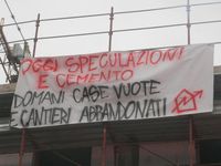 Monza - Corteo per il diritto ad abitare