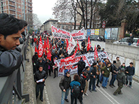 Monza - Corteo per il diritto ad abitare
