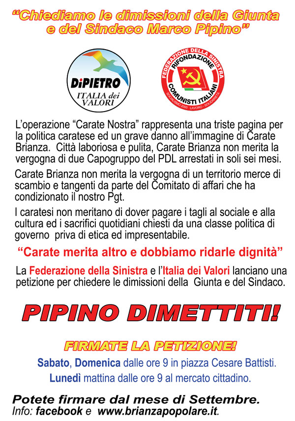 Pipino Dimettiti