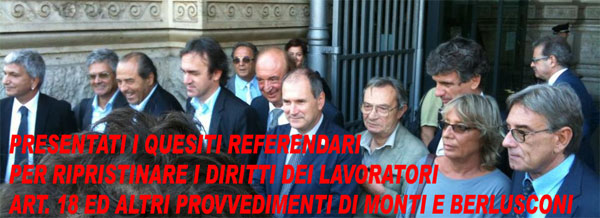 Presentatori dei referendum