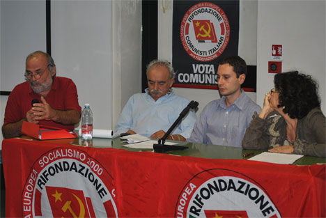I relatori (da sinistra): Luciano Grimaldi, Corrado Barachetti, Stefano Forleo e Giovanna Capelli