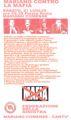 Mariano contro la mafia