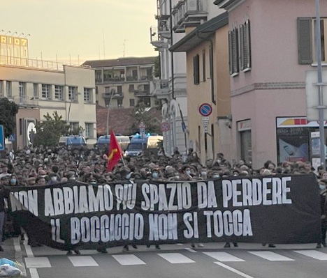 Il Boccaccio di Monza in corteo