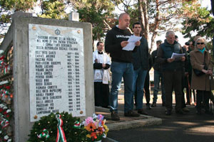 Lapide in memoria dei caduti della RSI