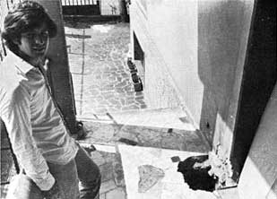 Attentato alla casa di Enzo Bi.