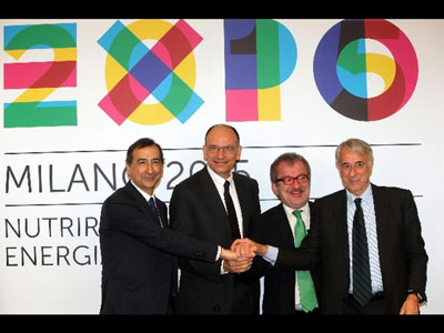 Giuseppe Sala, Enrico Letta, Roberto Maroni, Giuliano Pisapia