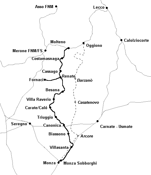 Linea Monza - Molteno