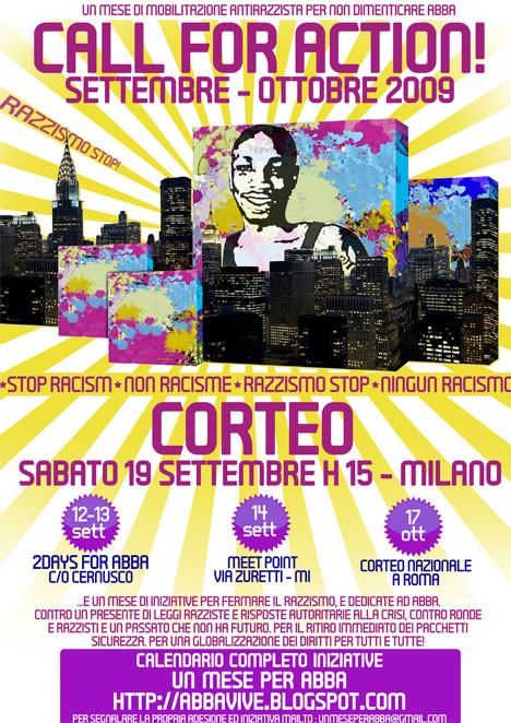 Corteo a Milano per Abba