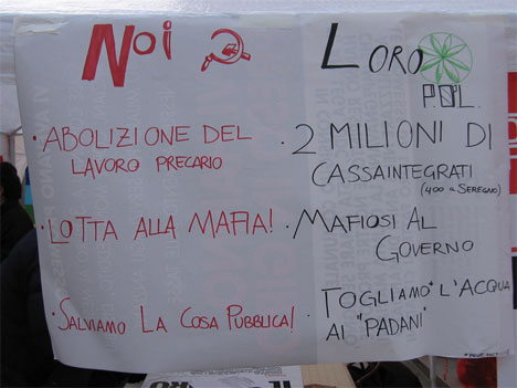 Seregno: primo il lavoro. Noi e loro.