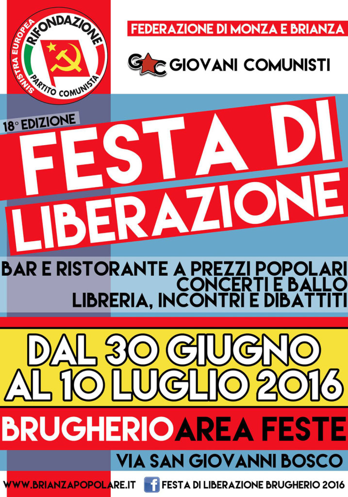 Festa di Liberazione 2016 - Brugherio2